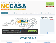 Tablet Screenshot of nccasa.org
